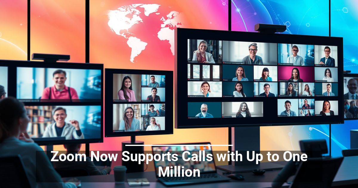 Zoom Now Supports Calls with Up to One Million